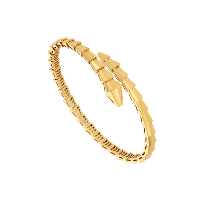[Eternal Jewelry]Viper Silver No‑Diamond Snake Bracelet