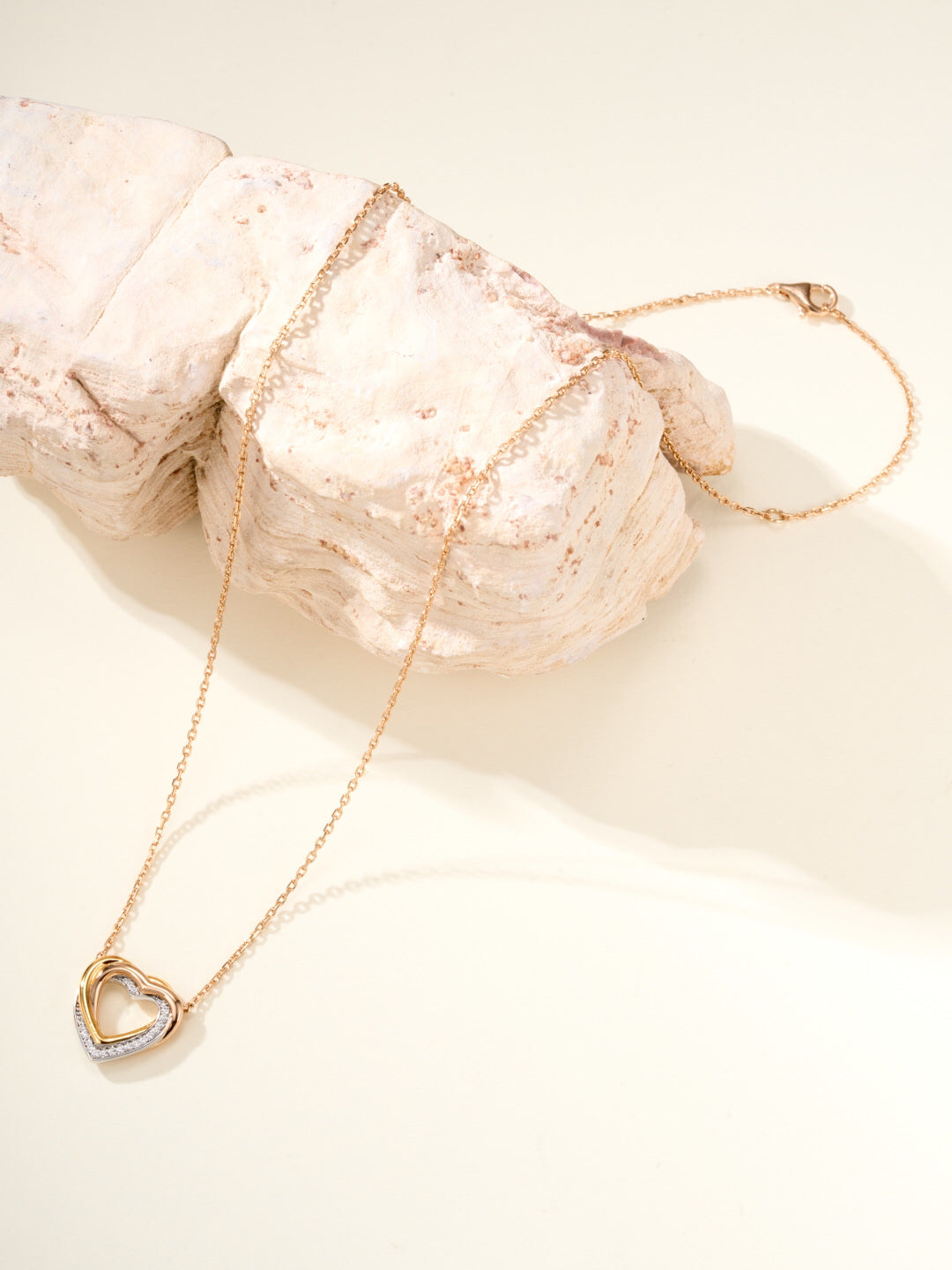 ¡®Eternal Jewelry¡¯Heart Ring Pendant Necklace