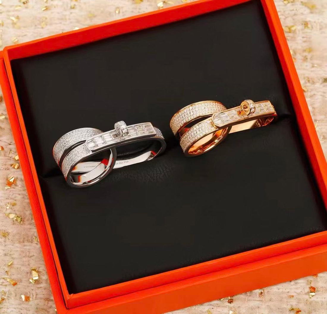 ¡®Eternal Jewelry¡¯NEW STYLE FULL CIRCLE DOUBLE DIAMOND RING