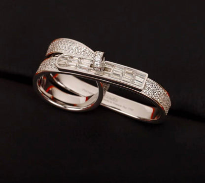 ¡®Eternal Jewelry¡¯NEW STYLE FULL CIRCLE DOUBLE DIAMOND RING