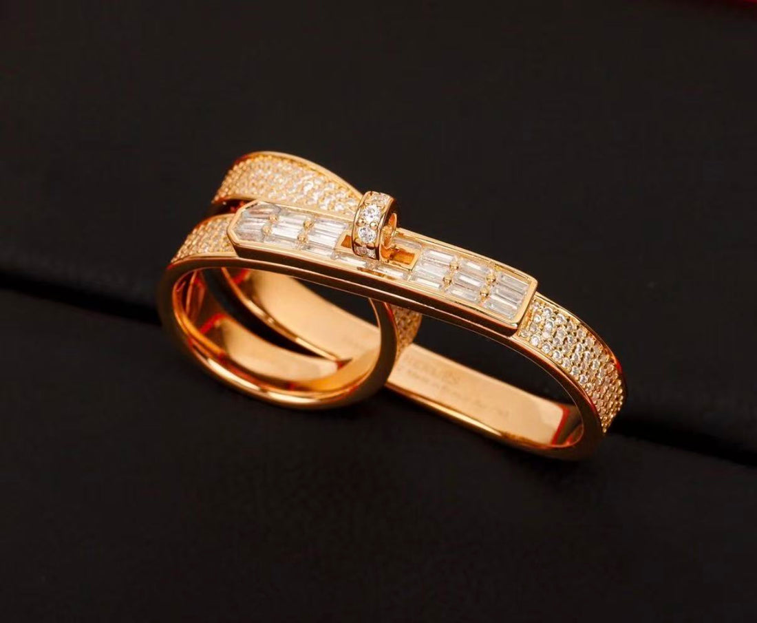 ¡®Eternal Jewelry¡¯NEW STYLE FULL CIRCLE DOUBLE DIAMOND RING