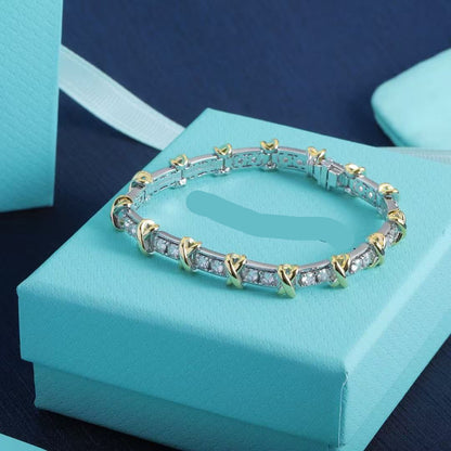 [Eternal jewelry]New 16-stone diamond bracelet