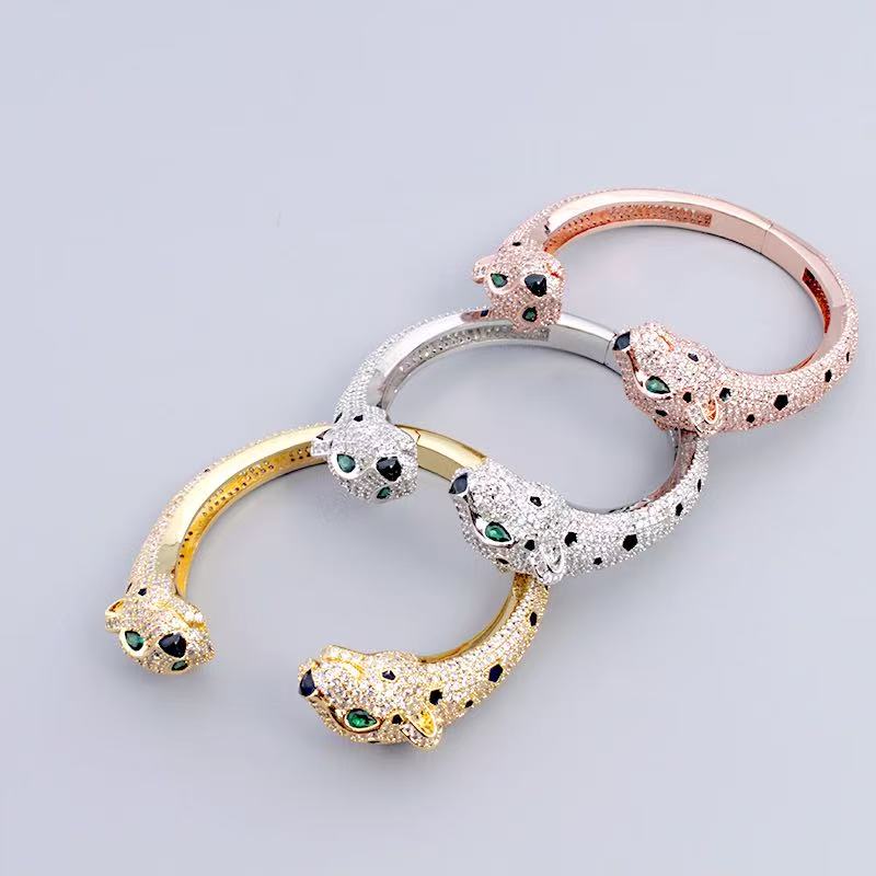 [Eternal jewelry] Full Diamond Panther Bangle & Ring