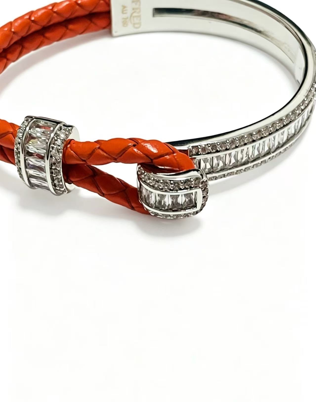 ¡®Eternal jewelry2026 New Half-Diamond Horseshoe Buckle Bangle