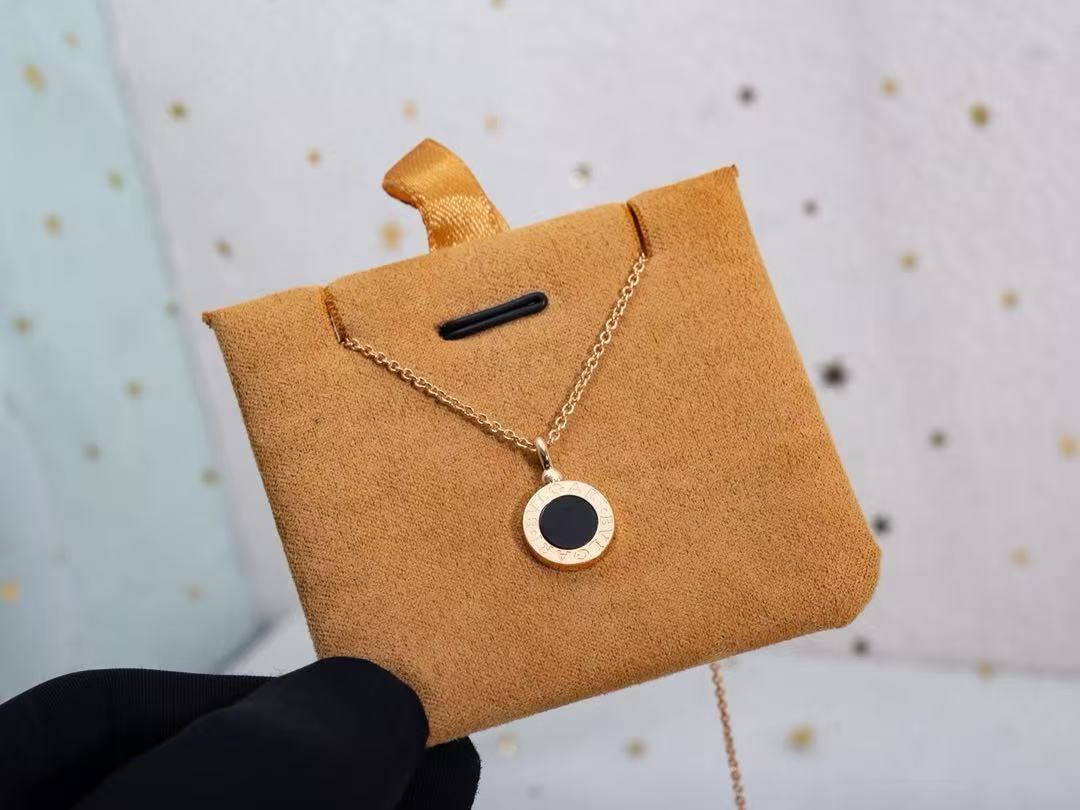 [Eternal Jewelry] T  Round Double-Sided Mother-of-Pearl Necklace