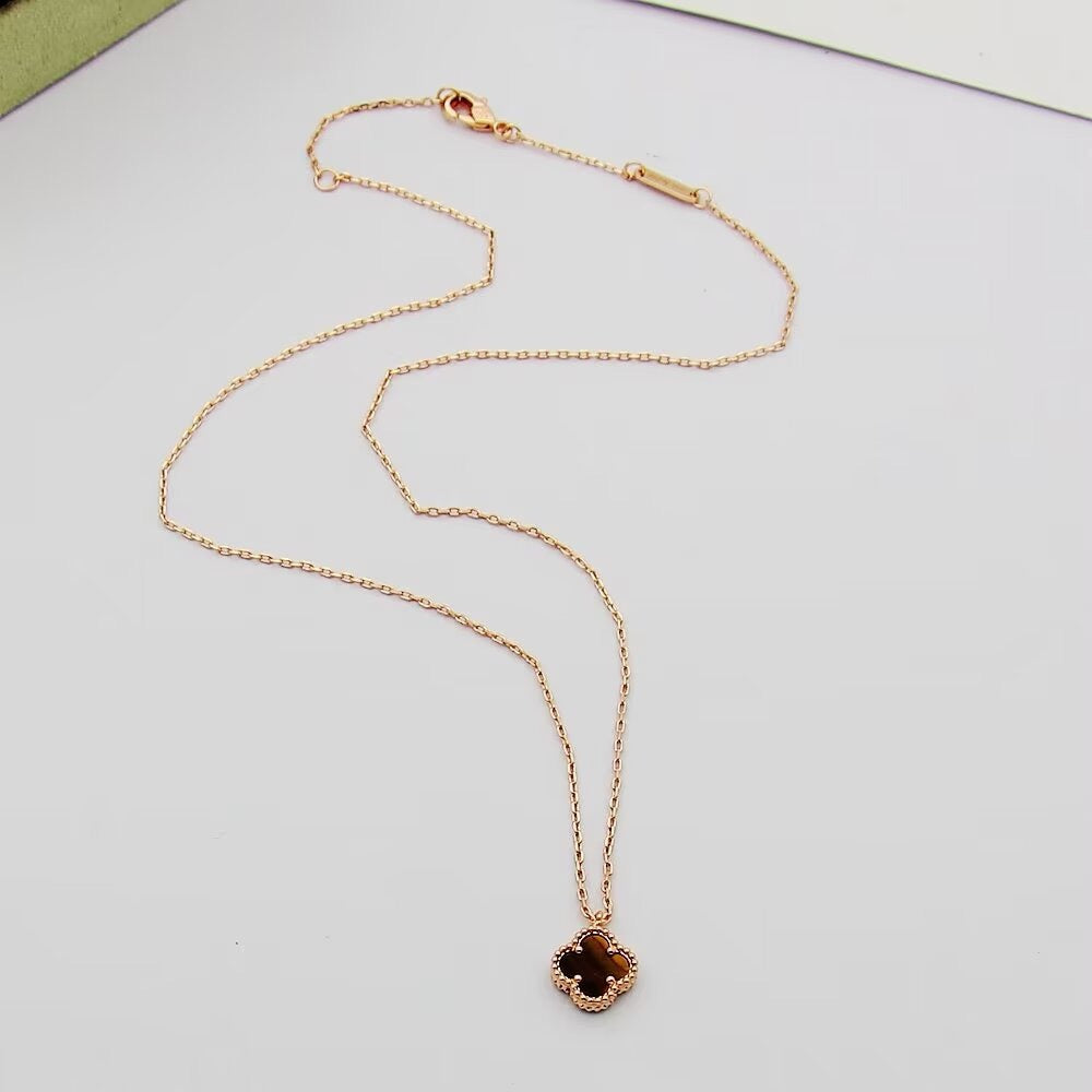 ¡®Eternal Jewelry¡¯CLOVER MINI 9.5MM Black Fritillary NECKLACE（副本）