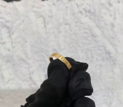 ¡®Eternal Jewelry¡¯LOVE RING 4MM Plain version, GOLD