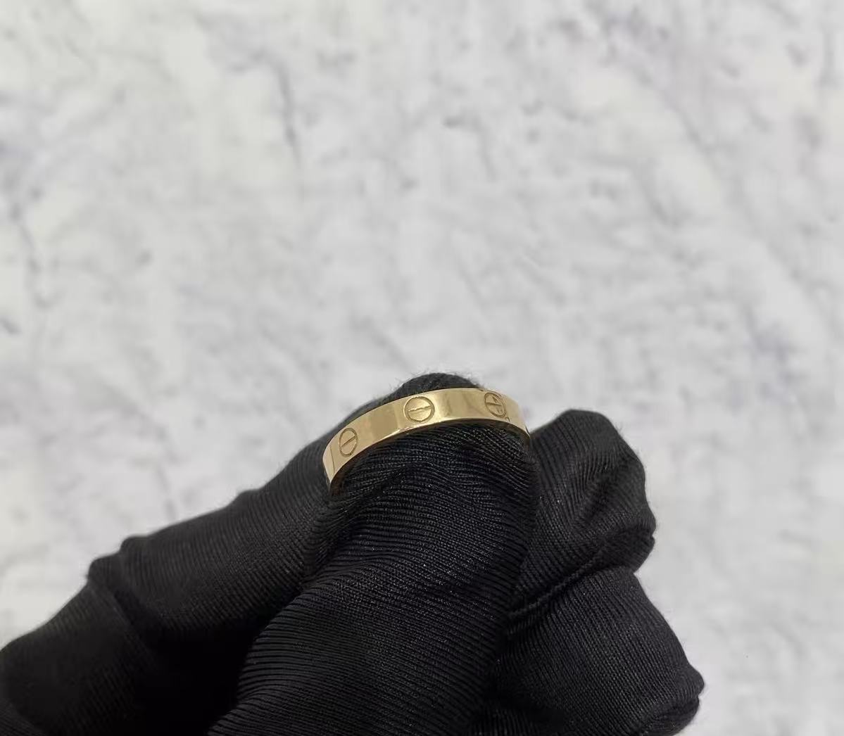¡®Eternal Jewelry¡¯LOVE RING 4MM Plain version, GOLD