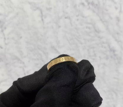 ¡®Eternal Jewelry¡¯LOVE RING 4MM Plain version, GOLD