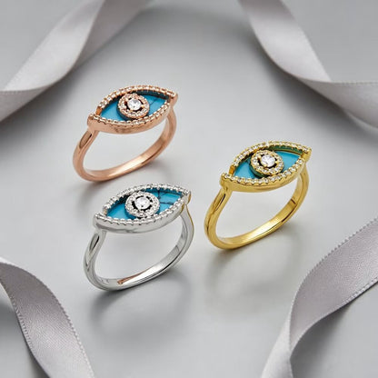 [Eternal Jewelry]Lucky Eye Malachite Ring