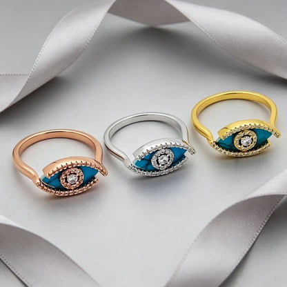 [Eternal Jewelry]Lucky Eye Malachite Ring