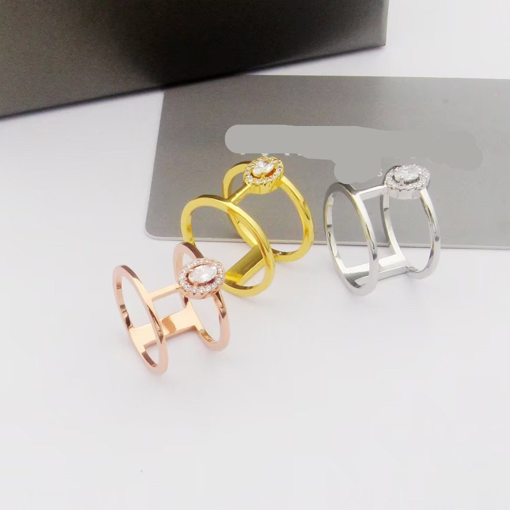 [Eternal Jewelry]Move Romane Diamond Ring（副本）