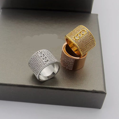 [Eternal Jewelry] Move Wide Full Pavé Diamond Ring