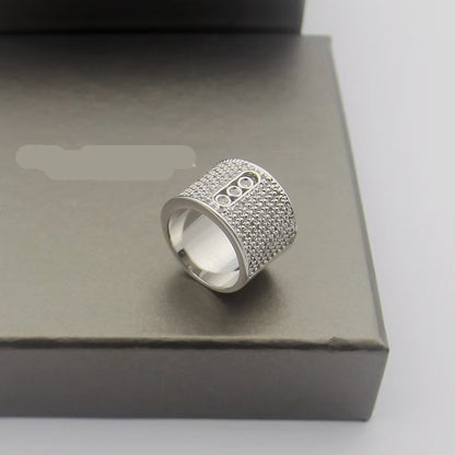 [Eternal Jewelry] Move Wide Full Pavé Diamond Ring