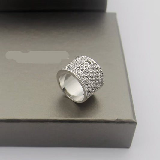 [Eternal Jewelry] Move Wide Full Pavé Diamond Ring