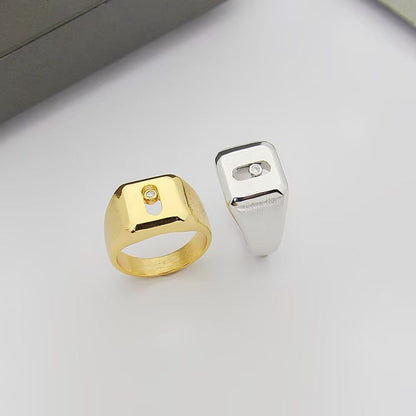 [Eternal Jewelry] My Move Natural Titanium Signet Ring