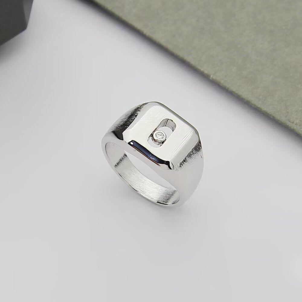 [Eternal Jewelry] My Move Natural Titanium Signet Ring