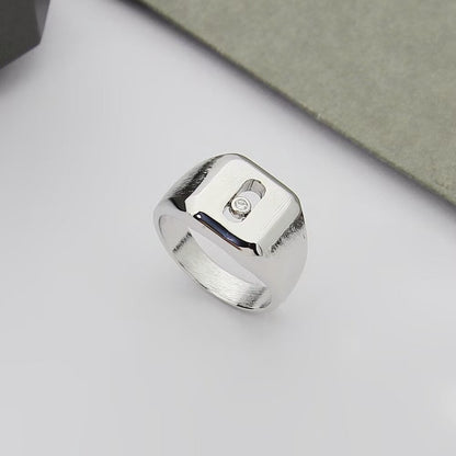 [Eternal Jewelry] My Move Natural Titanium Signet Ring