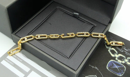 [Eternal Jewelry]Large Full Diamond Unisex Sliding Bracelet with Moissanite