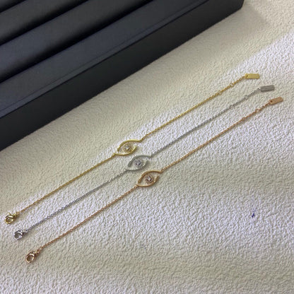 [Eternal Jewelry]Lucky Eye Sliding Diamond Bracelet