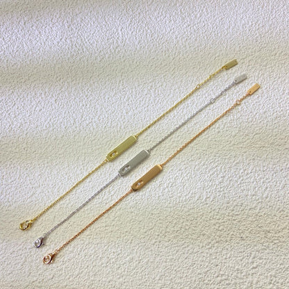[Eternal Jewelry]My First Diamond Bracelet(Adjustable)