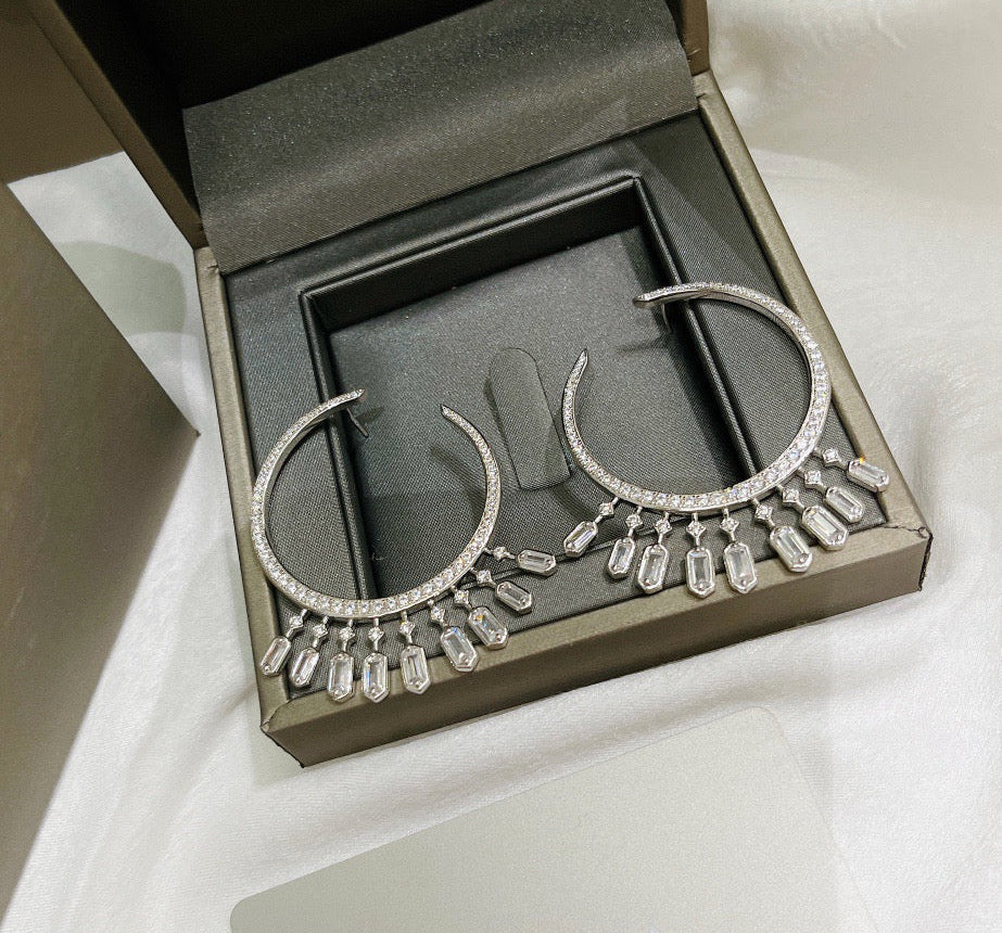 [Eternal Jewelry] Kate Moss Tassel Hoop Earrings