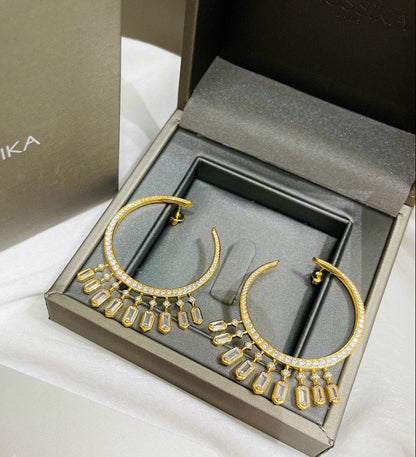 [Eternal Jewelry] Kate Moss Tassel Hoop Earrings