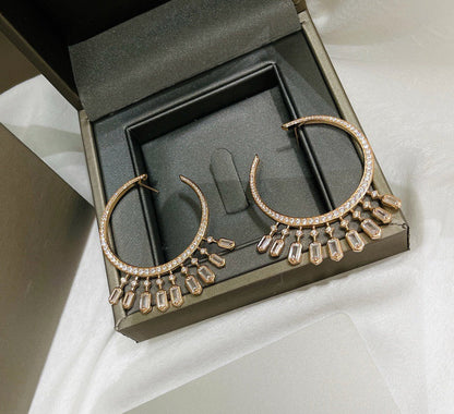 [Eternal Jewelry] Kate Moss Tassel Hoop Earrings