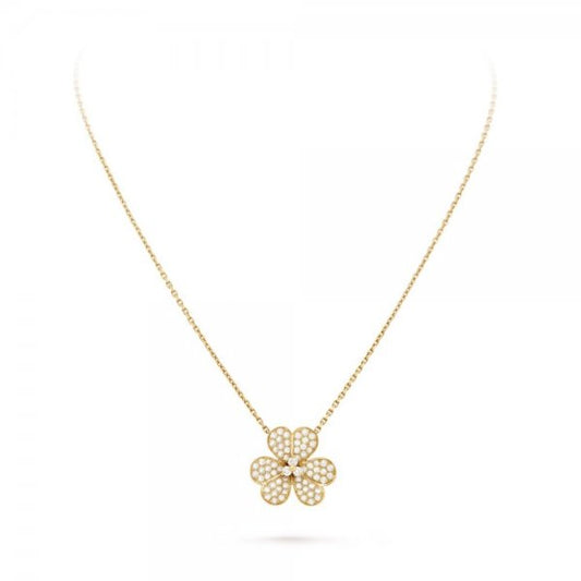 [Eternal Jewelry]FLOWER DIAMOND NECKLACE