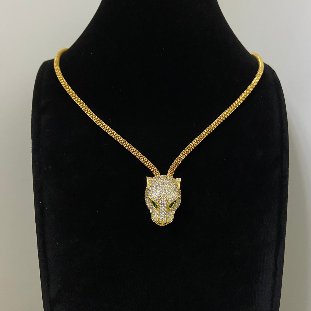 ¡®Eternal Jewelry¡¯Panther Head Layered Necklace