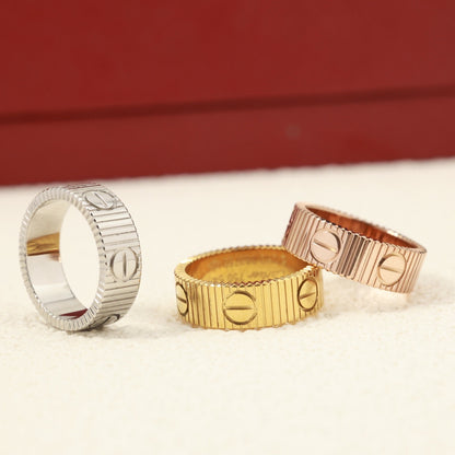 [Eternal Jewelry]2025 NEW LOVE RING BRUSHED STYLE