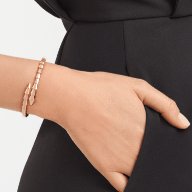 [Eternal Jewelry]Viper Silver No‑Diamond Snake Bracelet