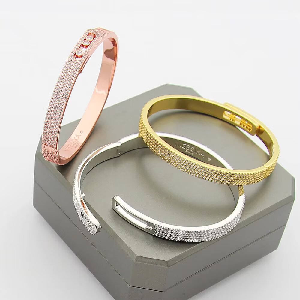 [Eternal jewelry]Move Noa Full Pavé Diamond Bangle Bracelet