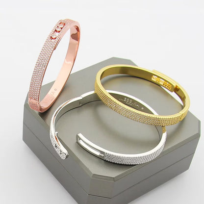 [Eternal jewelry]Move Noa Full Pavé Diamond Bangle Bracelet