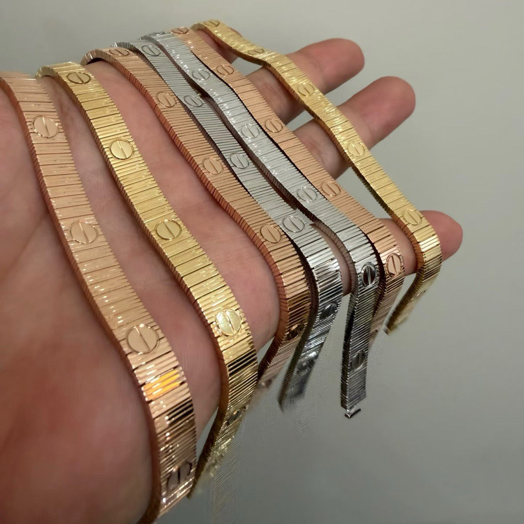 [Eternal Jewelry] 2025 NEW LOVE BRACELET BRUSHED STYLE