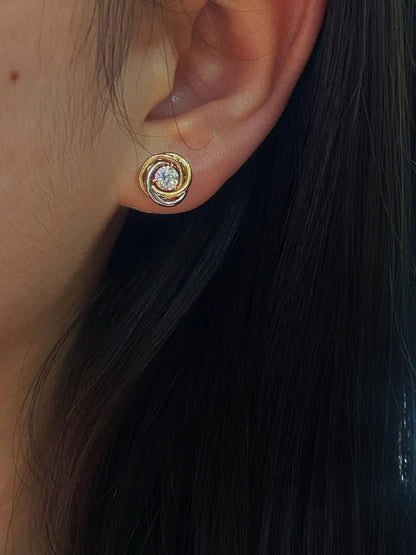 ¡®Eternal Jewelry¡¯Pave Stud Earrings