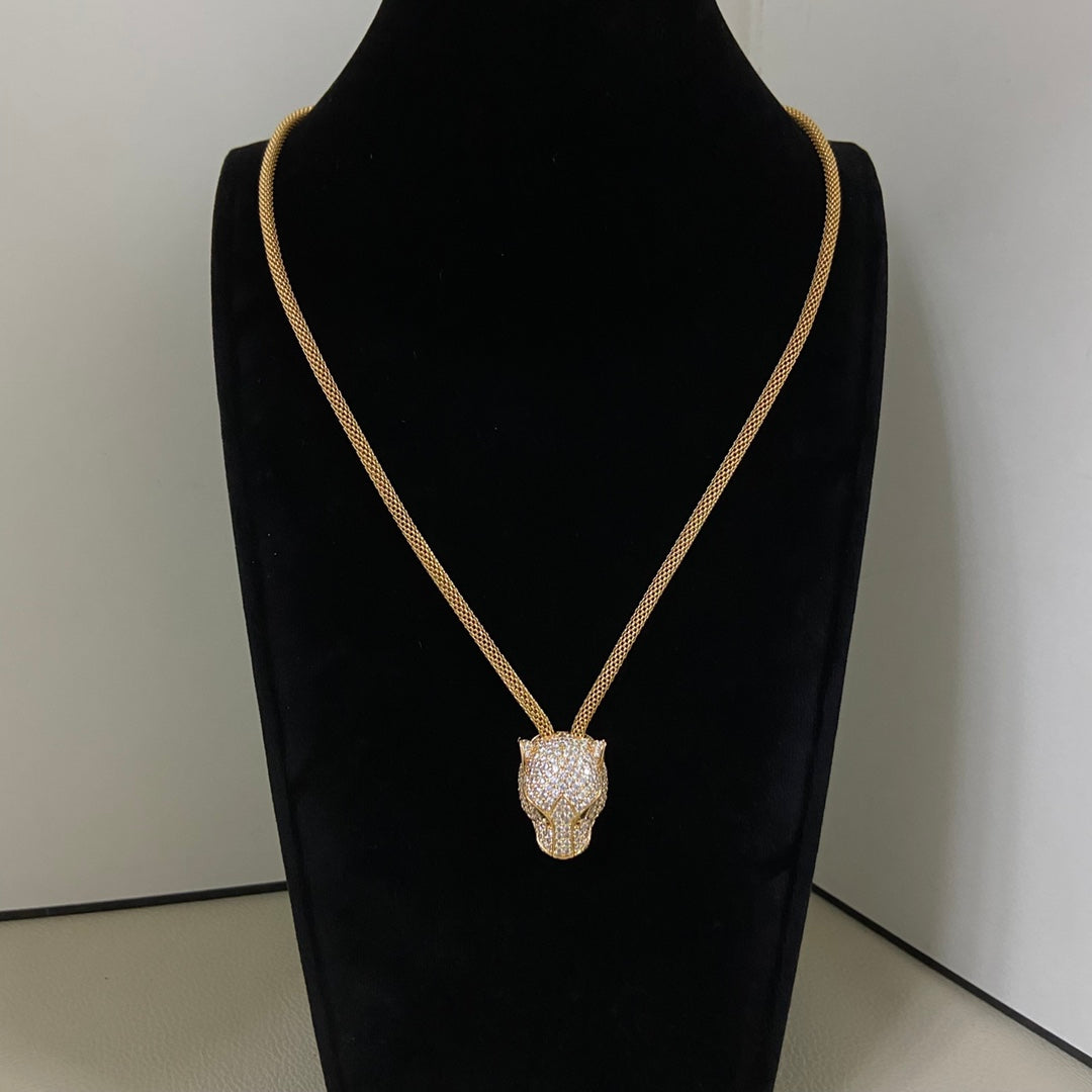 ¡®Eternal Jewelry¡¯Panther Head Layered Necklace