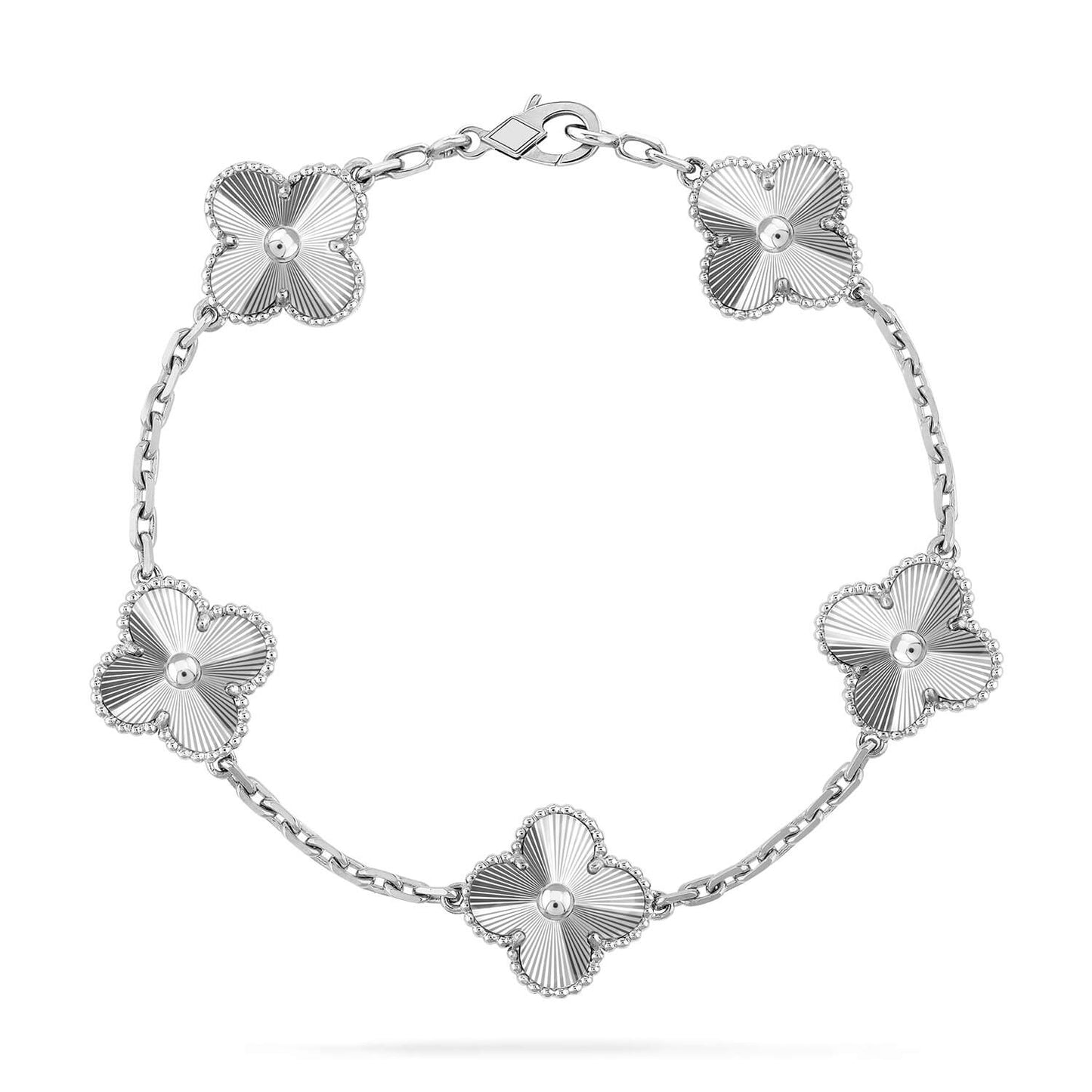 [Eternal Jewelry] CLOVER 5 MOTIF LASER BRACELET COLLECTION