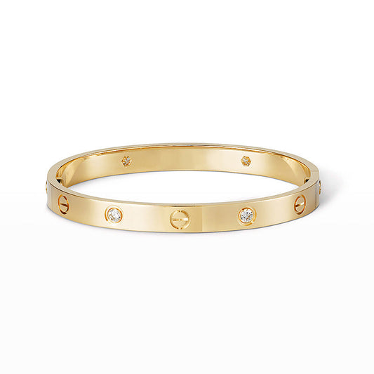 [Eternal Jewelry]LOVE BRACELET 6.1MM 4 DIAMONDS