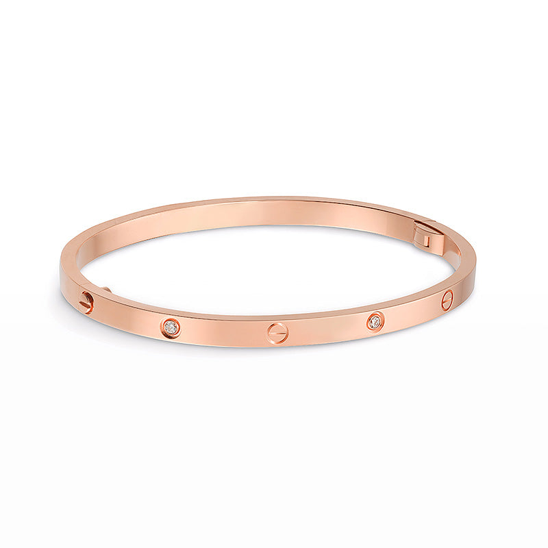 [Eternal Jewelry]LOVE BRACELET 3.65MM 6 DIAMONDS