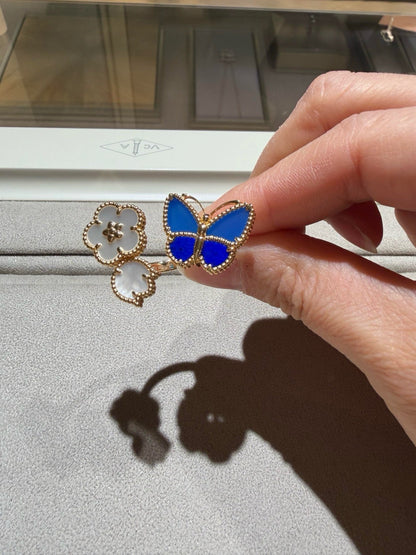 [Eternal jewelry]LUCKY SPRING BUTTERFLY OPEN-FACE RINGS
