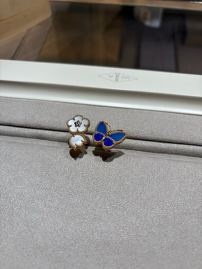 [Eternal jewelry]LUCKY SPRING BUTTERFLY OPEN-FACE RINGS