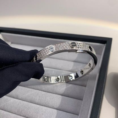 [Eternal Jewelry]LOVE BRACELET 6.1MM DIAMOND-PAVED CERAMIC