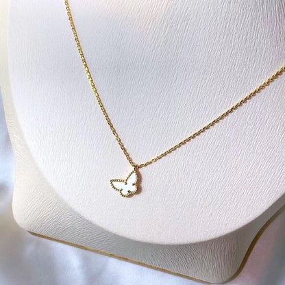 [Eternal Jewelry]Mini Trumpet Butterfly Necklace