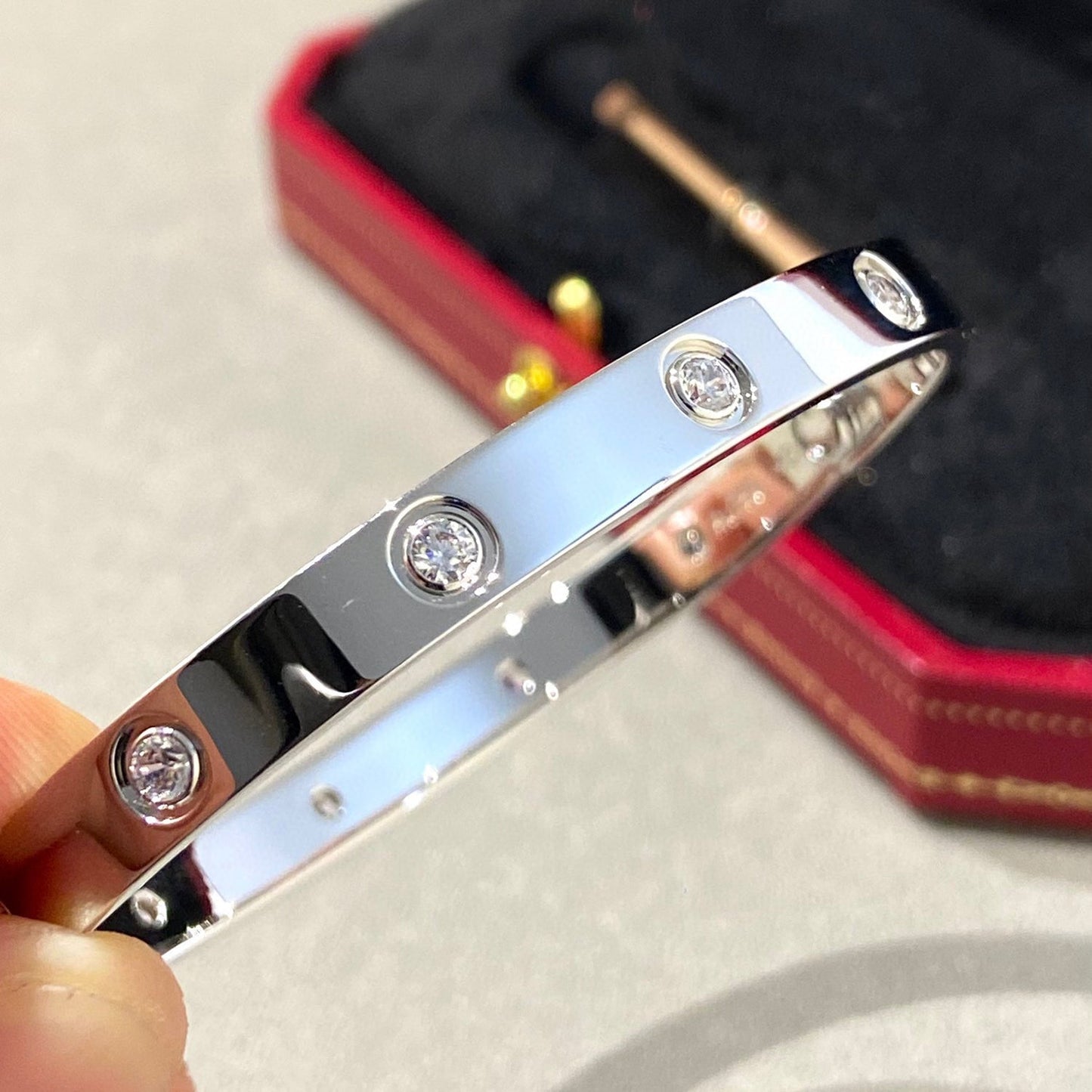 [Eternal Jewelry]LOVE BRACELET 6.1MM 10 DIAMONDS