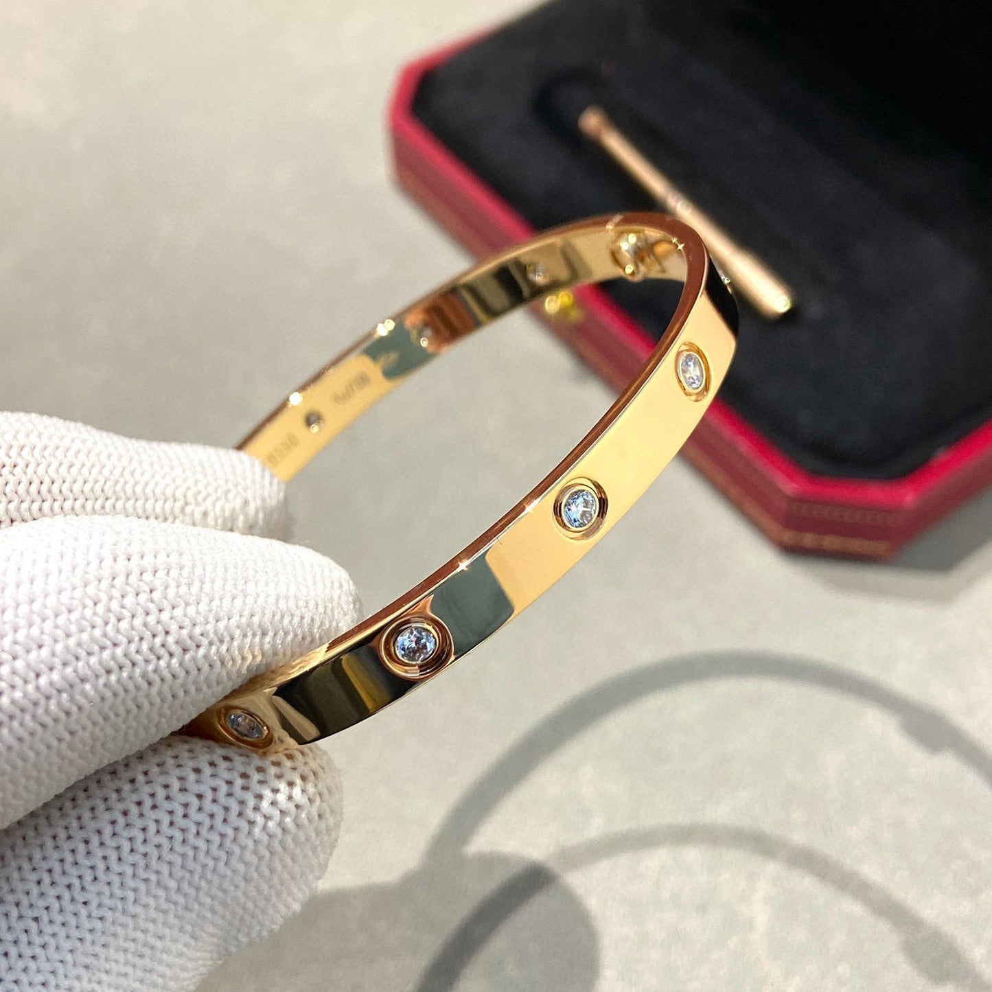 [Eternal Jewelry]LOVE BRACELET 6.1MM 10 DIAMONDS