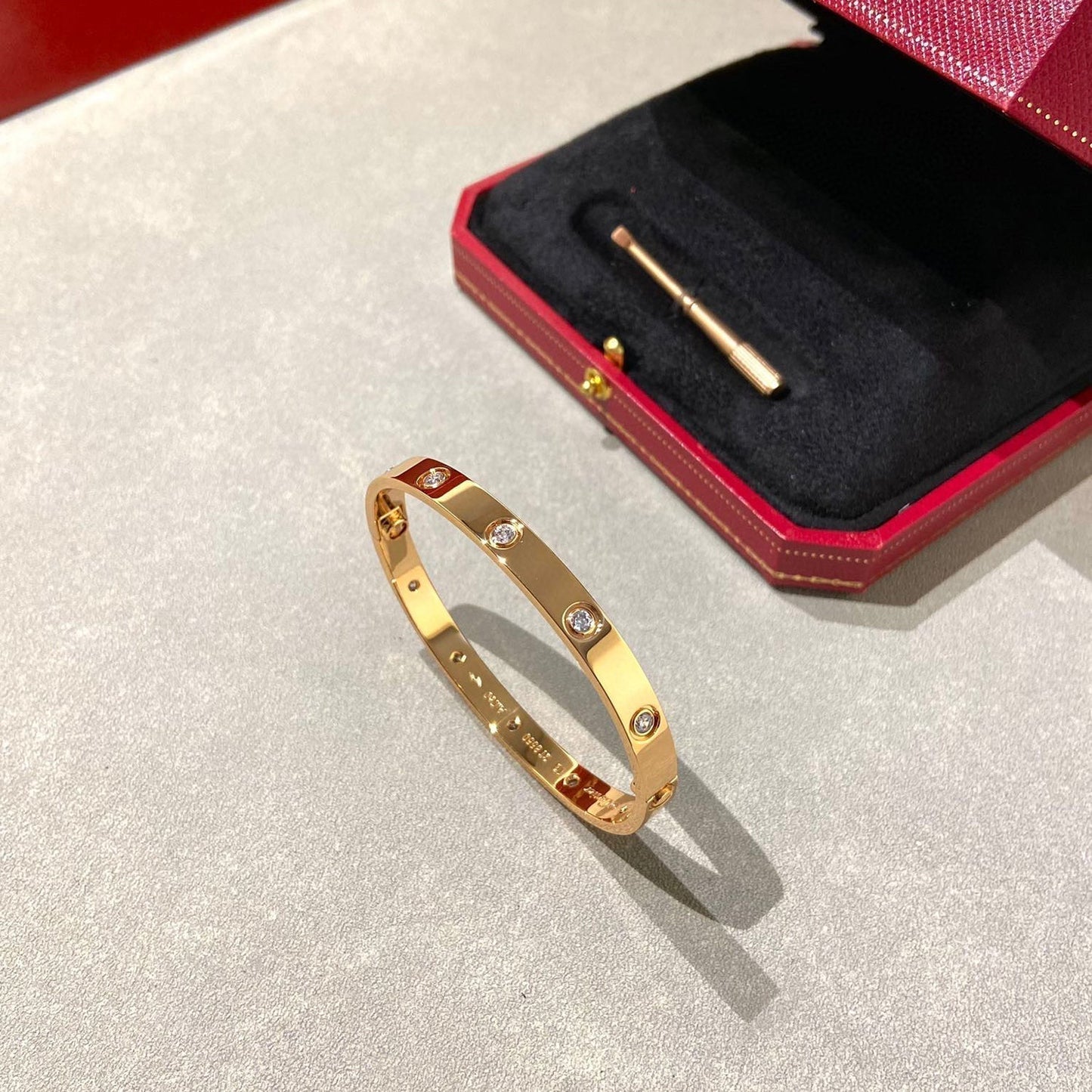 [Eternal Jewelry]LOVE BRACELET 6.1MM 10 DIAMONDS