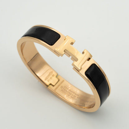 [Eternal Jewelry]H BLACK BRACELET