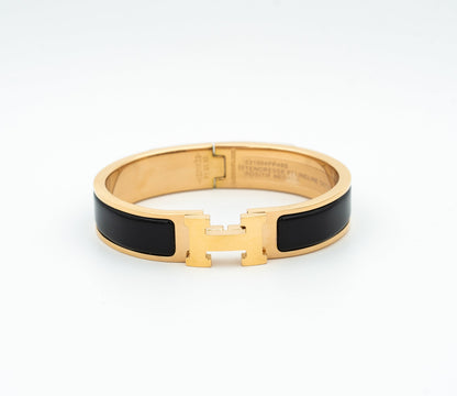 [Eternal Jewelry]H BLACK BRACELET