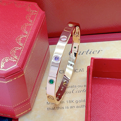 [Eternal jewelry]2026 RAINBOW LOVE BRACELET 6.1MM  10 DIAMONDS